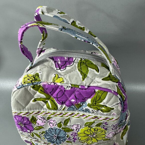 NWT Vera Bradley Lunch Bag Watercolor Insulated Lunchbox Gray - Picture 2 of 10